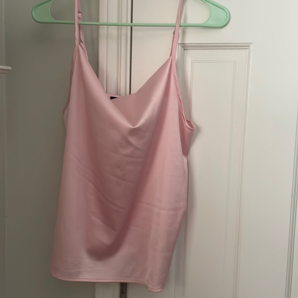 Lily Rain pink silk camisole